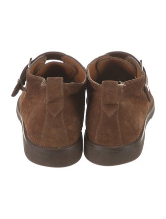 Salvatore Ferragamo Suede Lace-Up Boots