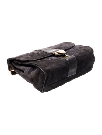 Salvatore Ferragamo Suede Shoulder Bag
