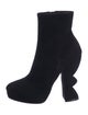 Salvatore Ferragamo Suede Sock Boots