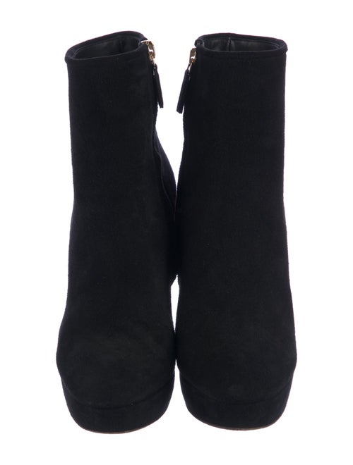 Salvatore Ferragamo Suede Sock Boots