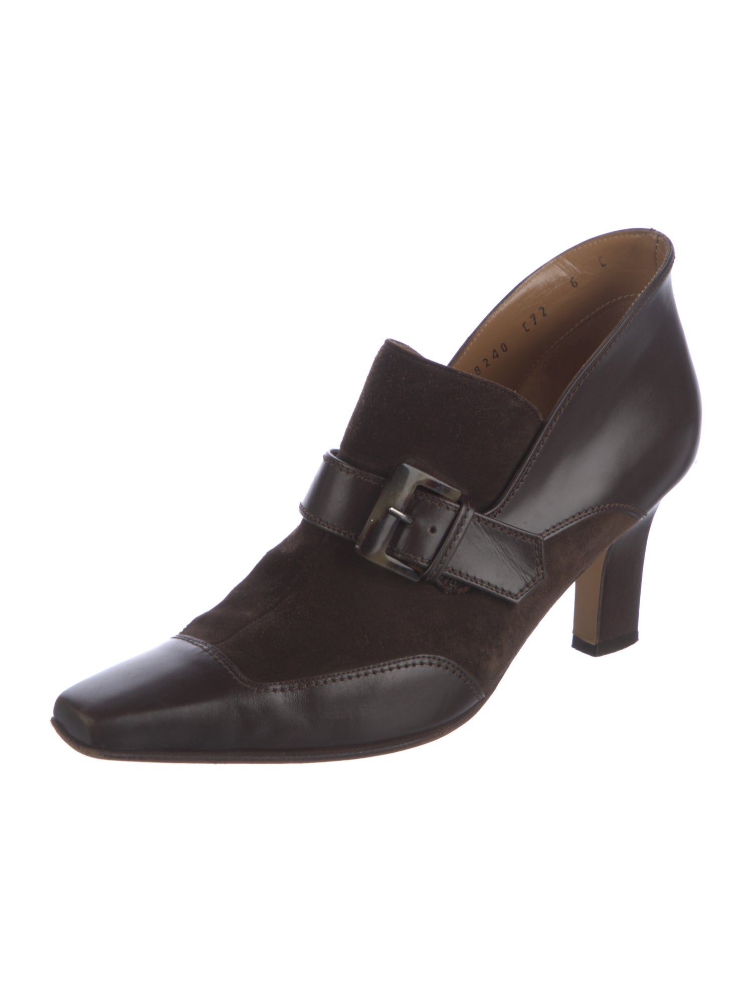 Salvatore Ferragamo Leather D'Orsay Pumps