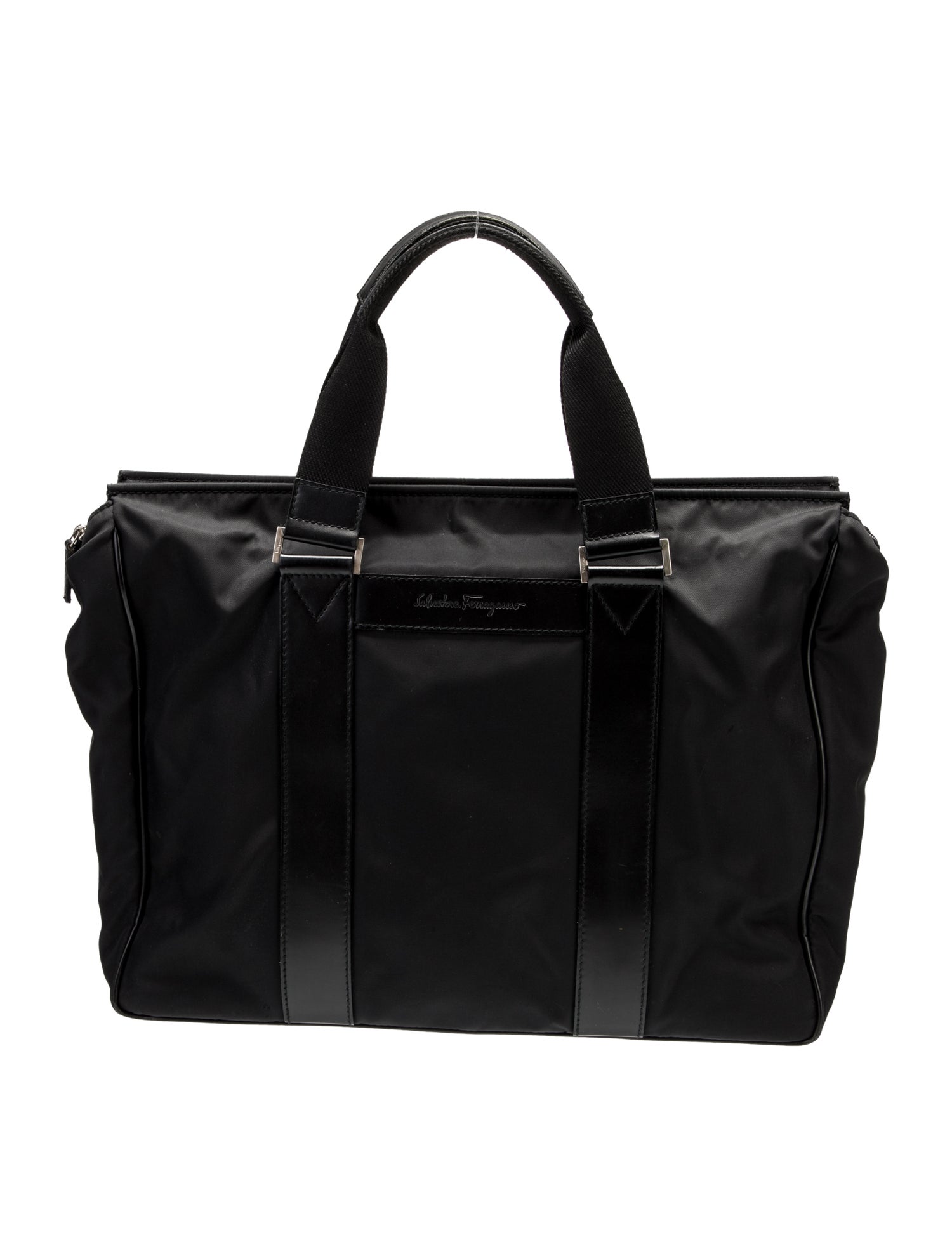 Salvatore Ferragamo Nylon Briefcase