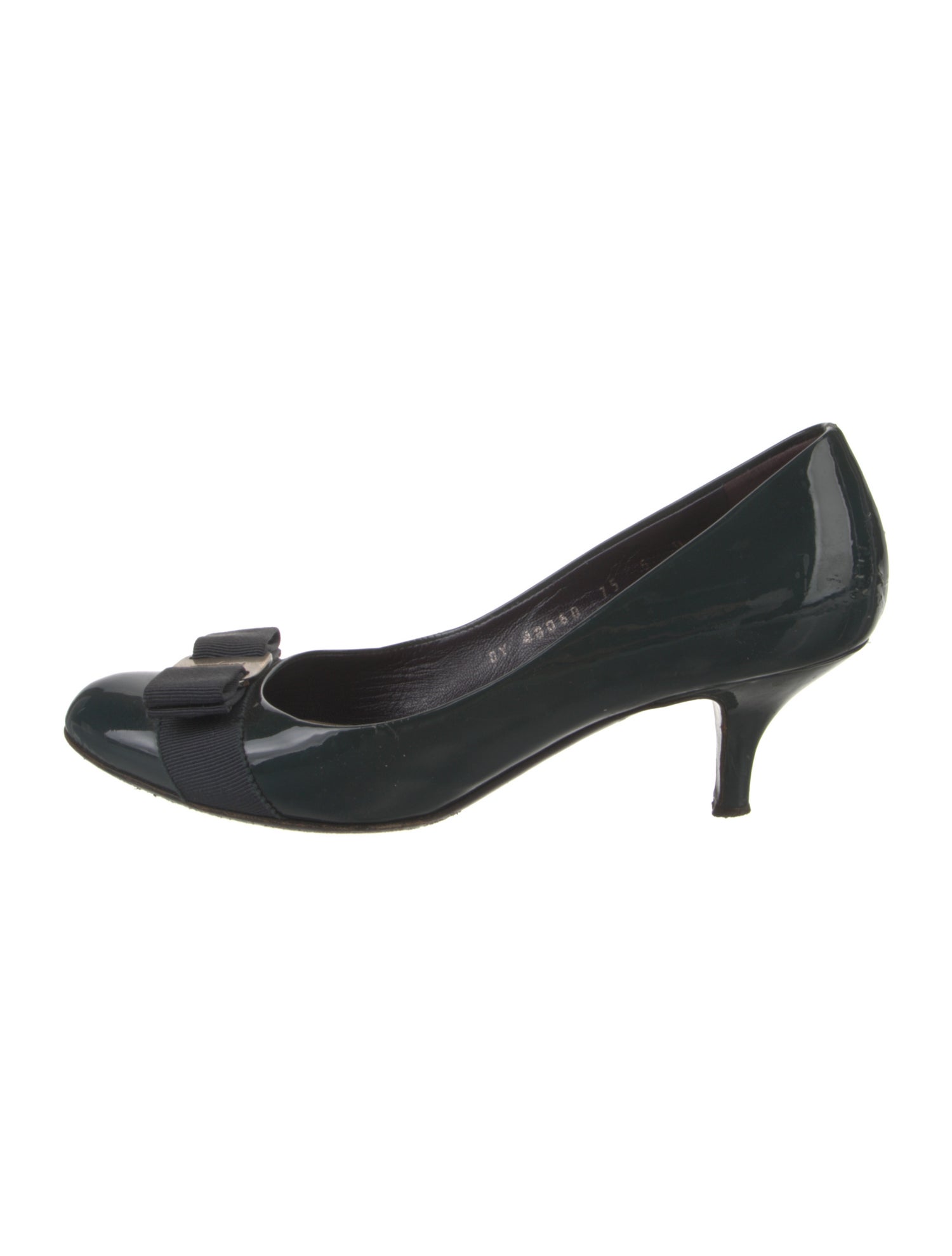 Salvatore Ferragamo Vara Bow Accent Patent Leather Pumps