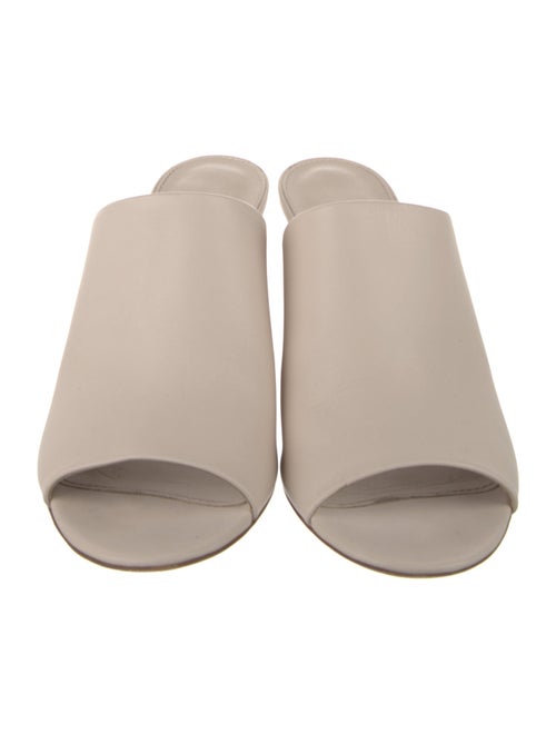 Salvatore Ferragamo Leather Slides