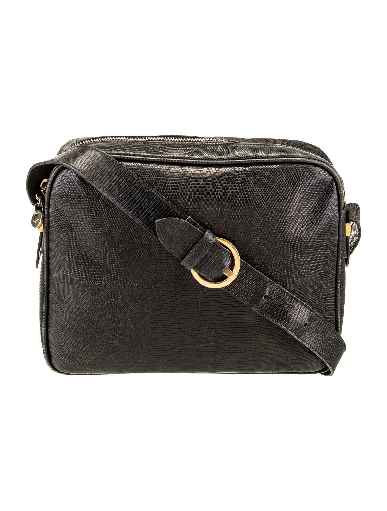Salvatore Ferragamo Leather Messenger Bag