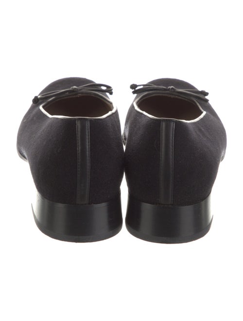 Salvatore Ferragamo Horsebit Accent Suede Ballet Flats