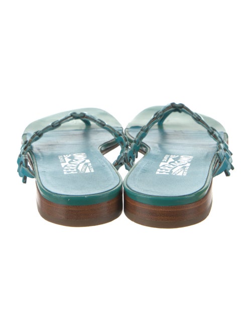 Salvatore Ferragamo Patent Leather Slides