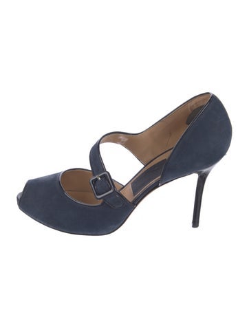 Salvatore Ferragamo Pumps Suede D'Orsay IT 38 | 8