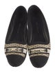 Salvatore Ferragamo Leather Printed Flats