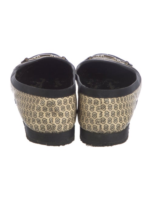 Salvatore Ferragamo Leather Printed Flats