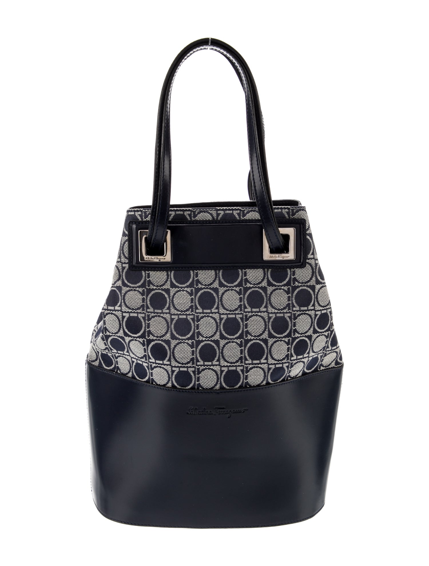 Salvatore Ferragamo Canvas Bucket Bag