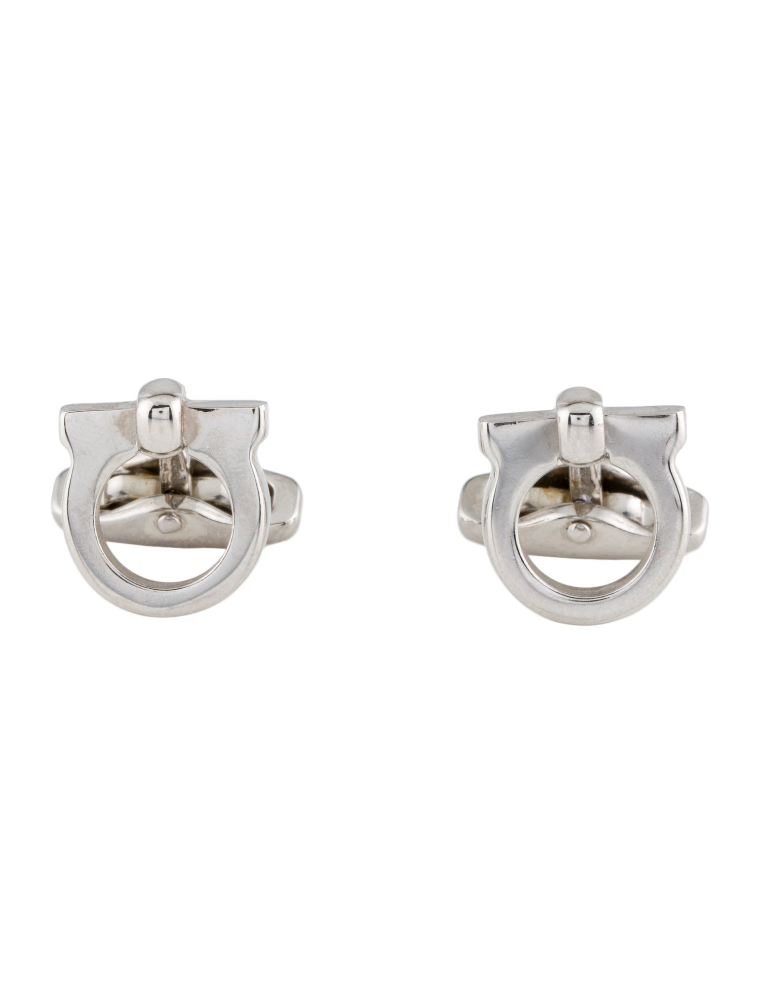 Salvatore Ferragamo Logo Cufflinks