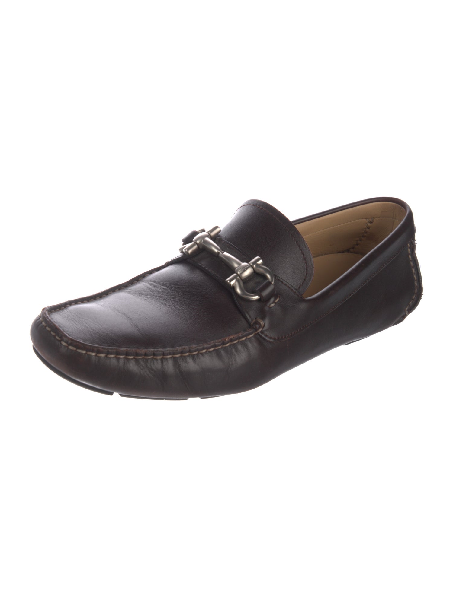 Salvatore Ferragamo Leather Drivers