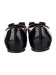Salvatore Ferragamo Vara Bow Accent Patent Leather Ballet Flats