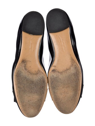 Salvatore Ferragamo Vara Bow Accent Patent Leather Ballet Flats