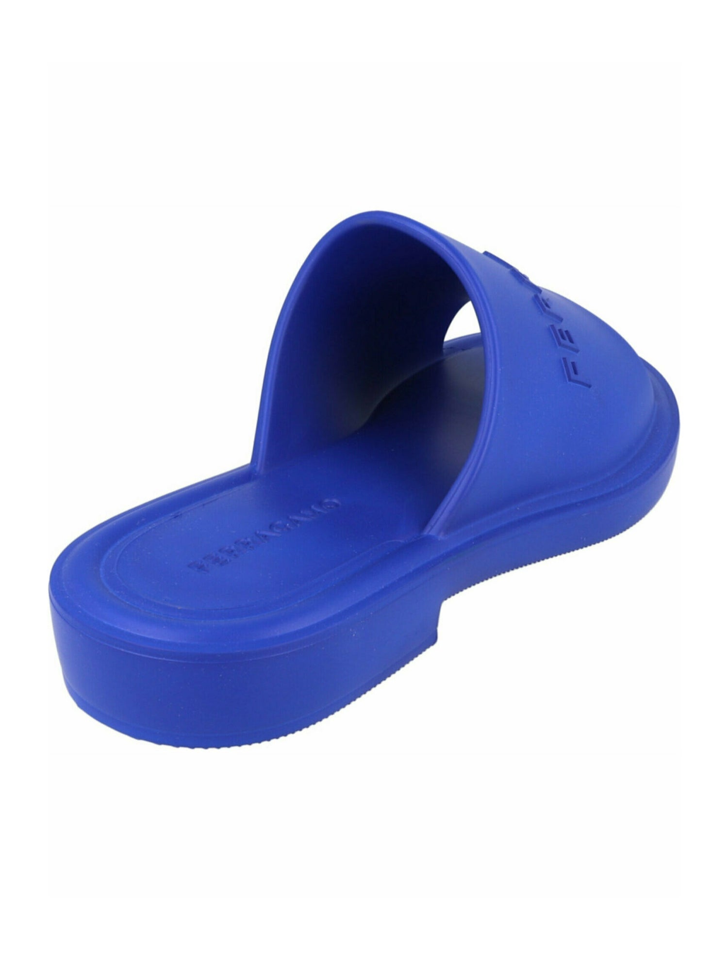 Salvatore Ferragamo Rubber Slides w/ Tags - Blue Sandals, Shoes