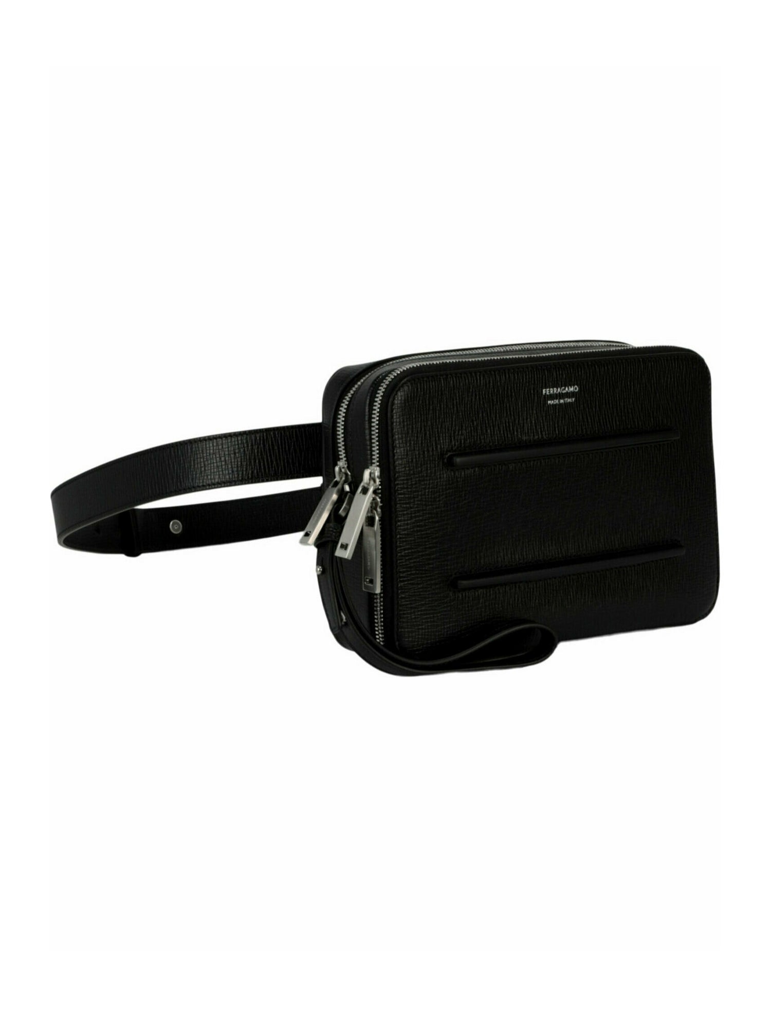 Salvatore Ferragamo Solid Belt Bag w/ Tags