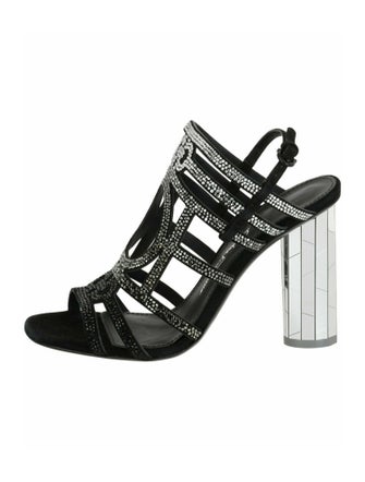 Salvatore Ferragamo Suede Solid Sandals w/ Tags