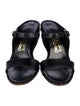 Salvatore Ferragamo Leather Slides