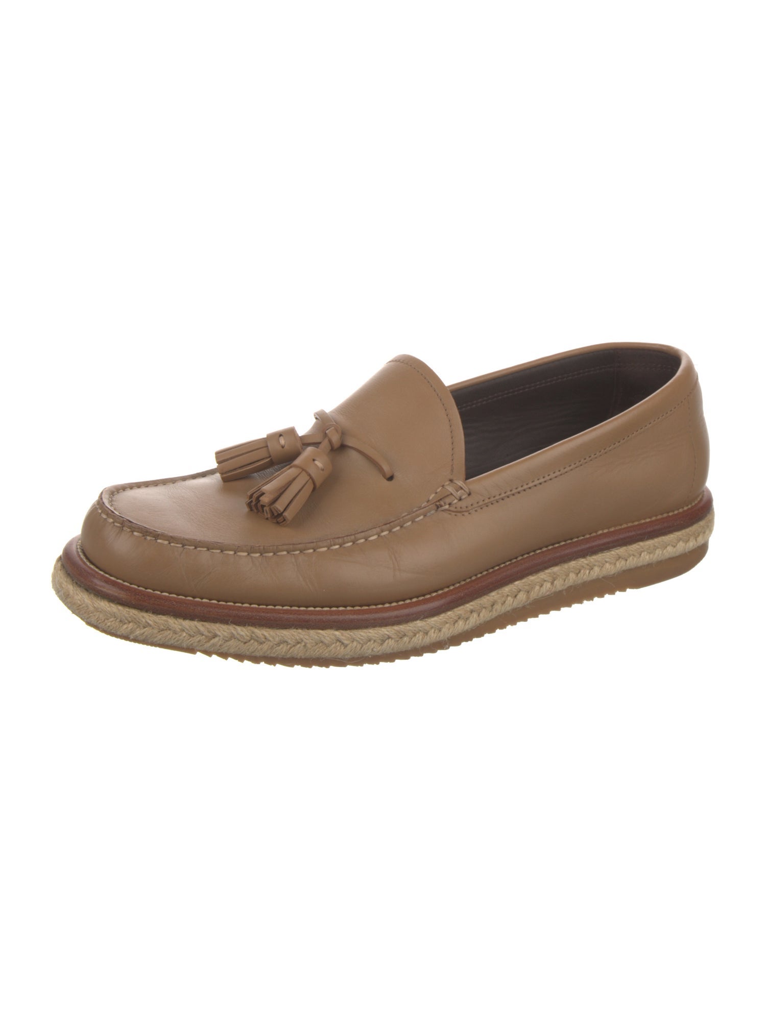 Salvatore Ferragamo Gancini Logo Leather Loafers