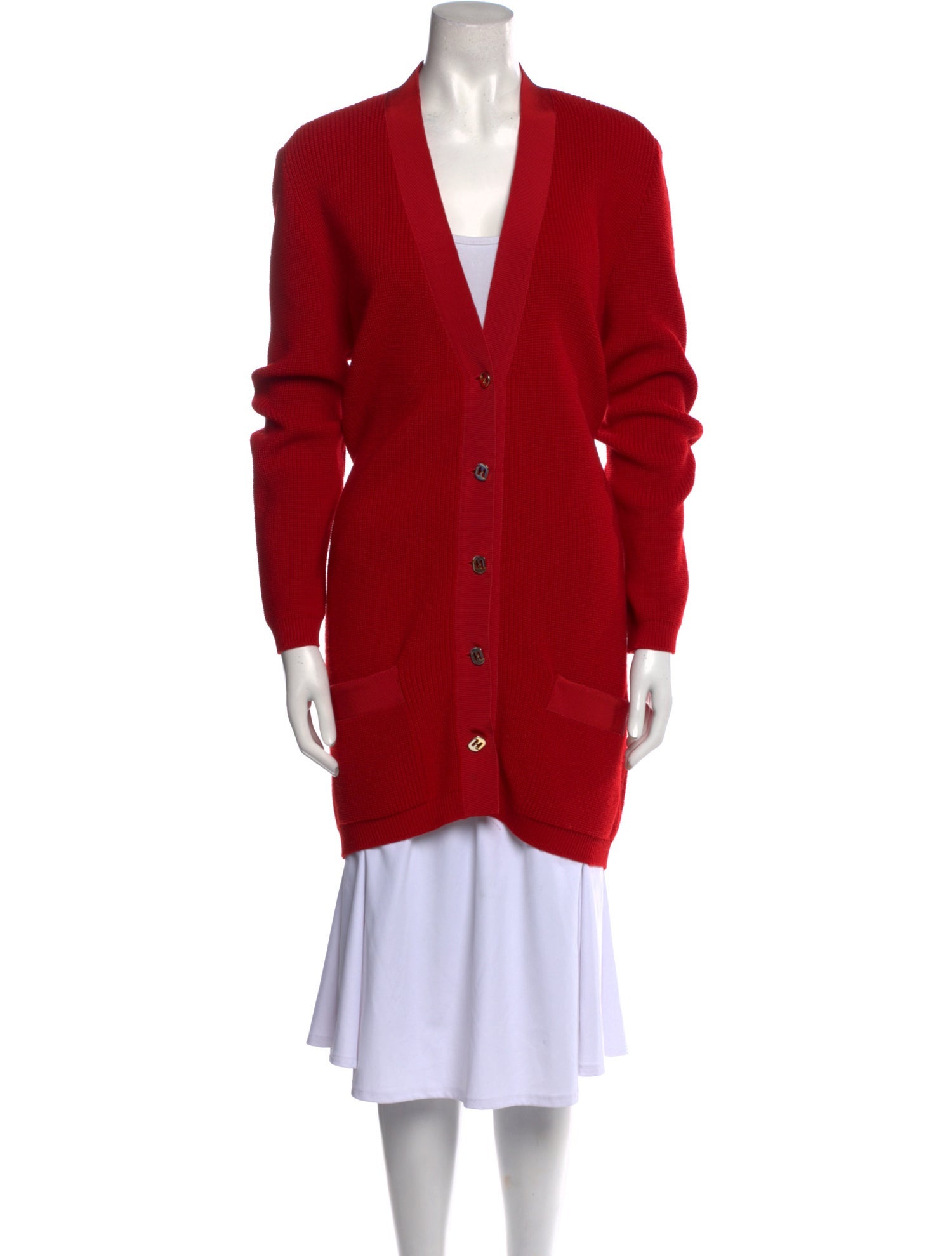 Salvatore Ferragamo Wool V-Neck Sweater