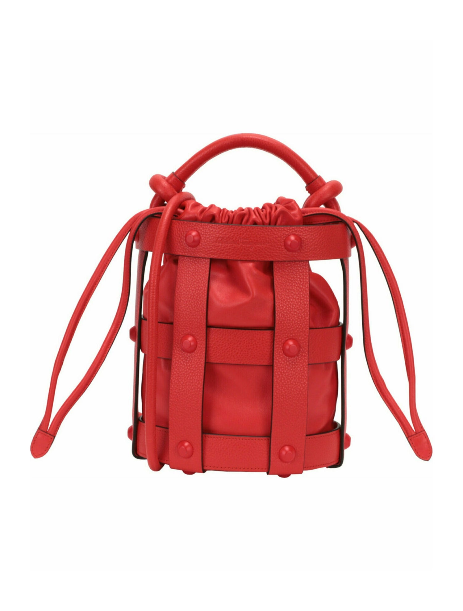 Salvatore Ferragamo Solid Bucket Bag w/ Tags