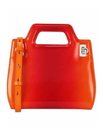 Salvatore Ferragamo Handle Bags Colorblock Pattern Top Bag