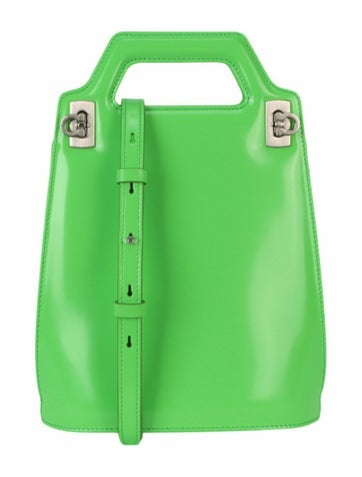 Salvatore Ferragamo Handle Bags Gancini Logo Top Bag