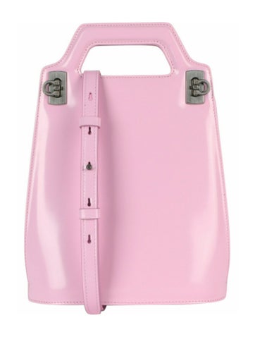 Salvatore Ferragamo Handle Bags Gancini Logo Top Bag