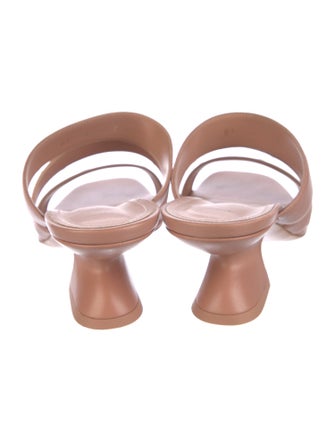 Salvatore Ferragamo Leather Slides