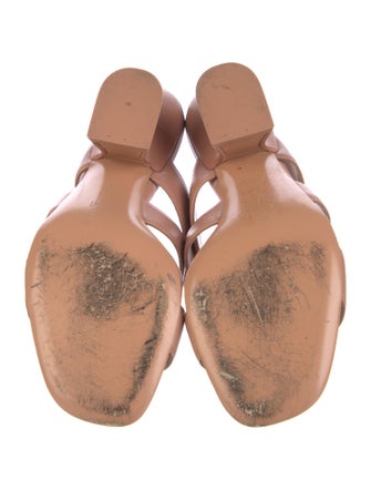 Salvatore Ferragamo Leather Slides