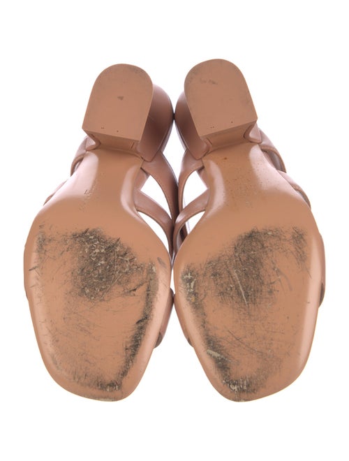 Salvatore Ferragamo Leather Slides