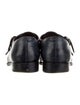 Salvatore Ferragamo Leather Monk Straps