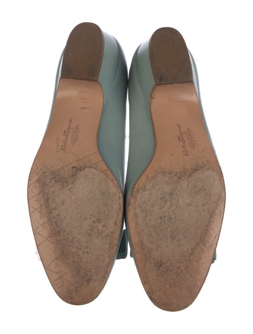 Salvatore Ferragamo Vara Bow Accent Leather Flats