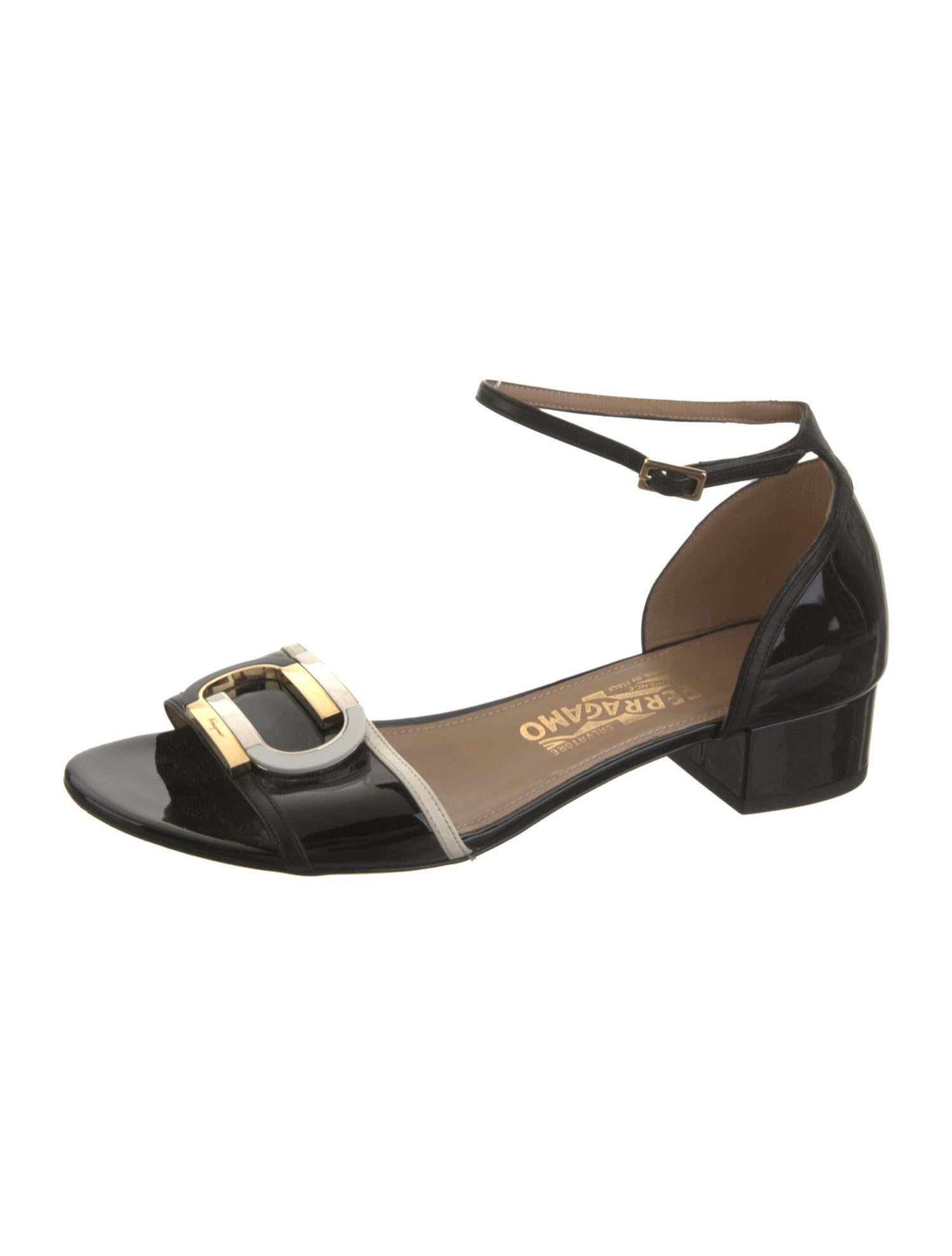 Salvatore Ferragamo Patent Leather Sandals