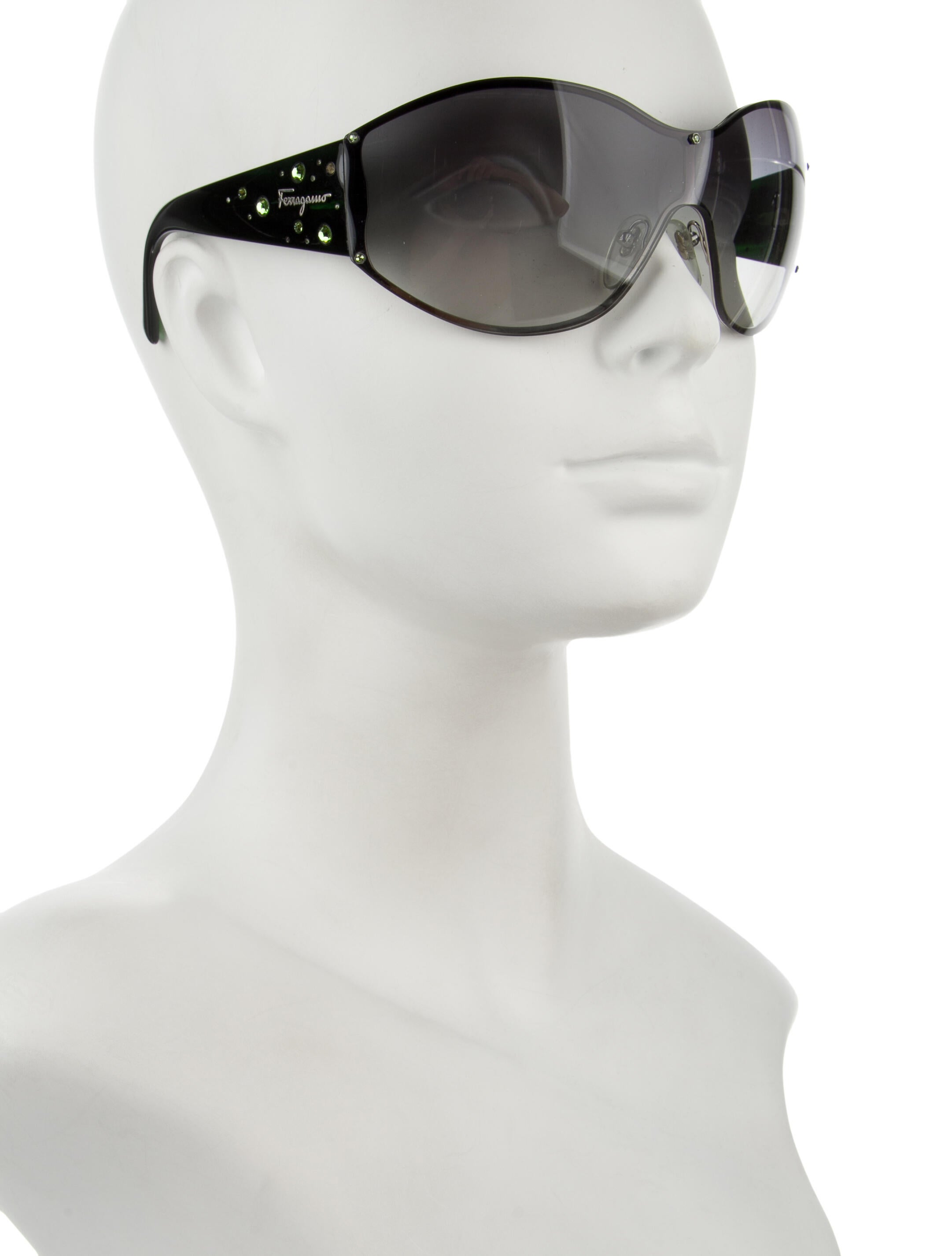 Salvatore Ferragamo Shield Gradient Sunglasses