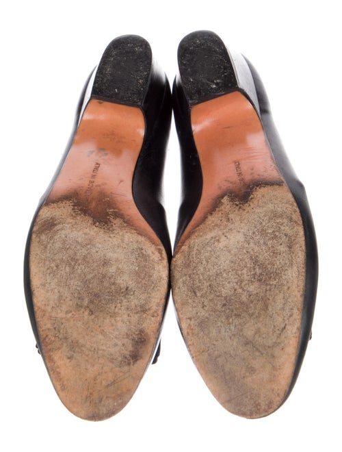 Salvatore Ferragamo Vara Bow Accent Leather Pumps