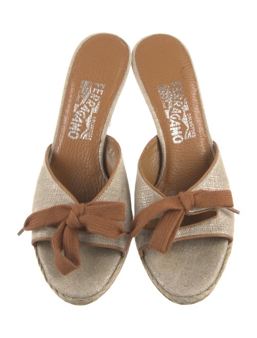 Salvatore Ferragamo Canvas Espadrilles