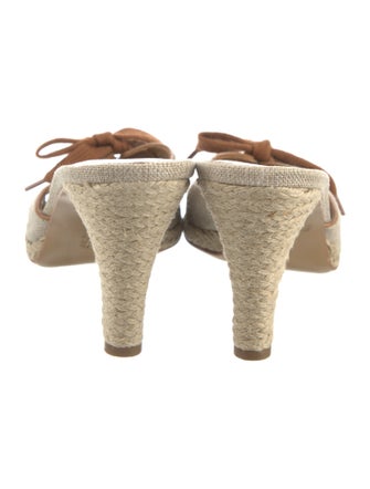 Salvatore Ferragamo Canvas Espadrilles