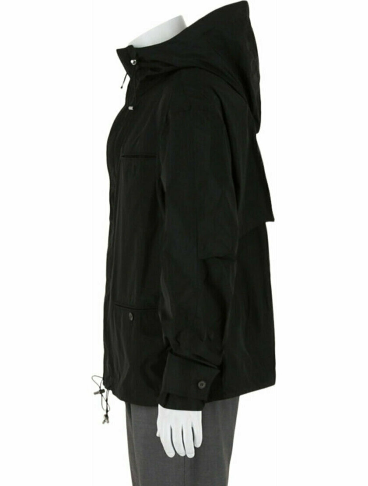 Salvatore Ferragamo Solid Windbreaker w/ Tags