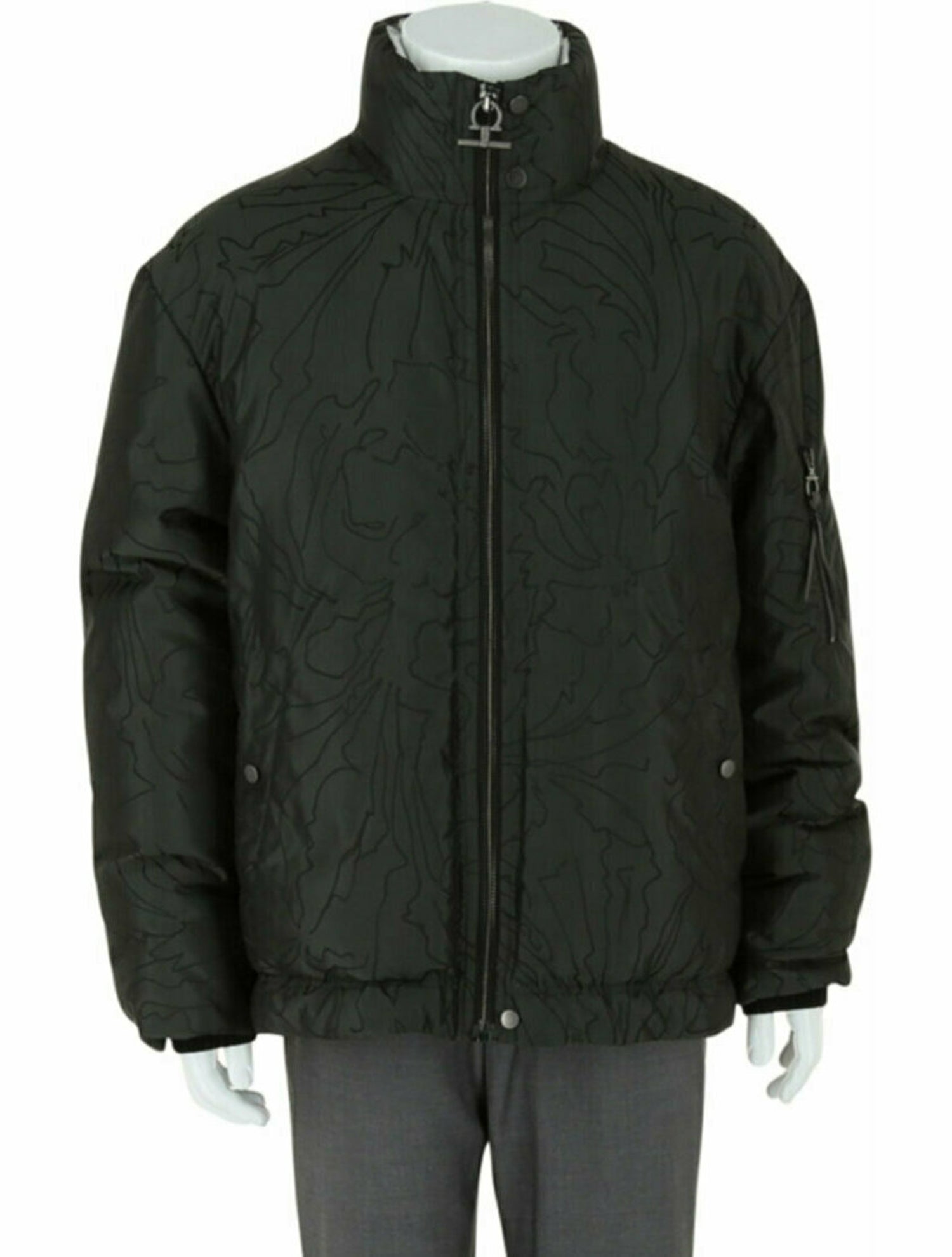 Salvatore Ferragamo Gancini Logo Jacket w/ Tags