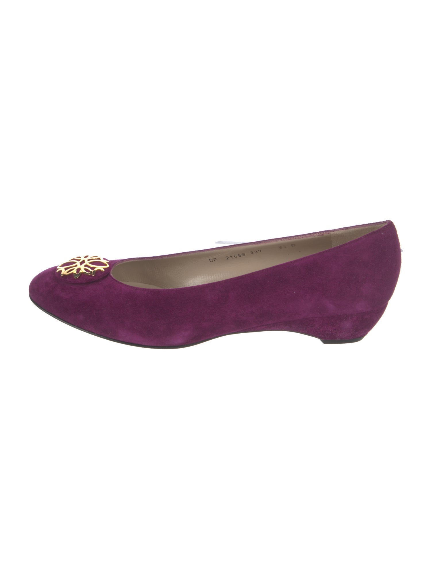 Salvatore Ferragamo Suede Ballet Flats