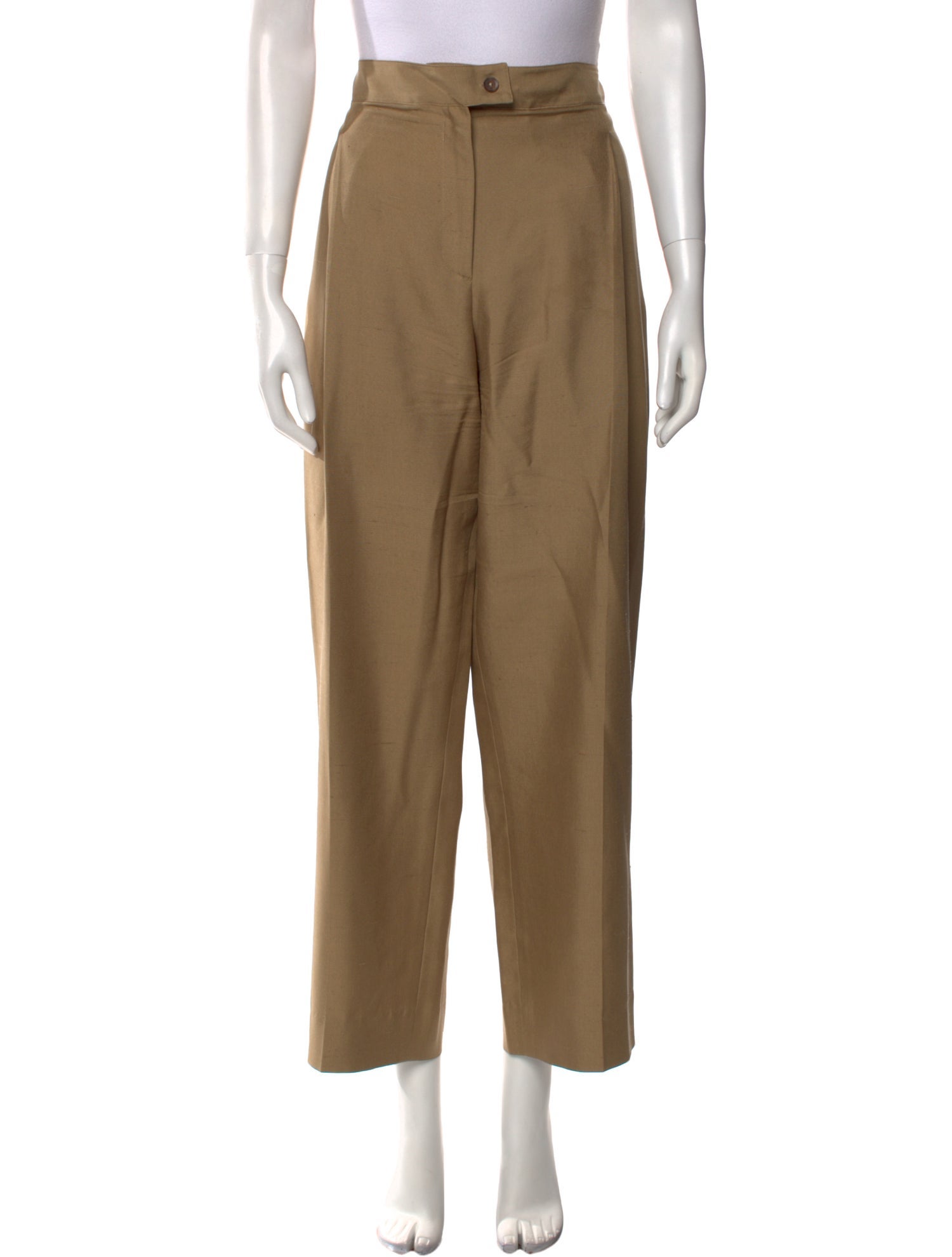 Salvatore Ferragamo Silk Wide Leg Pants