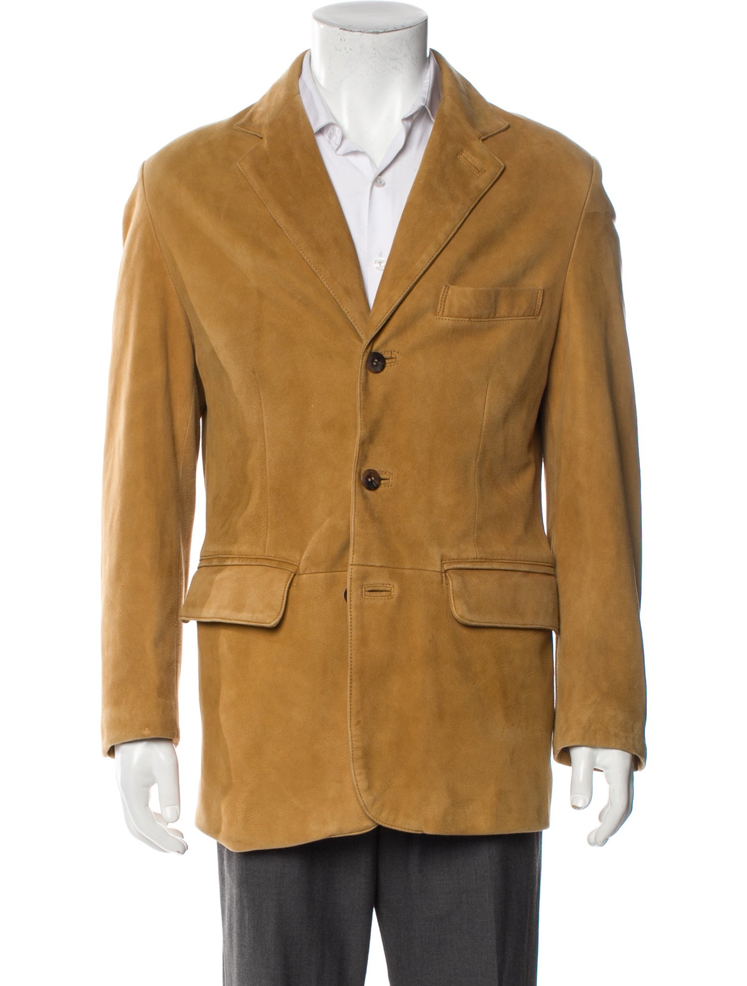 Salvatore Ferragamo Leather Blazer