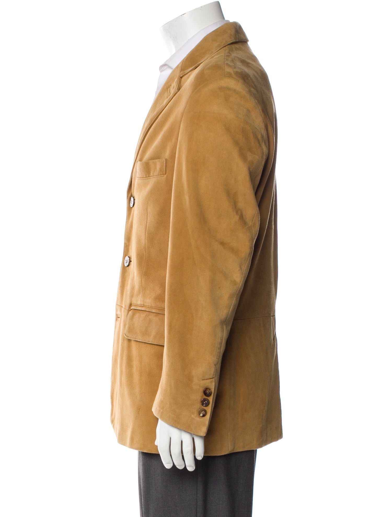 Salvatore Ferragamo Leather Blazer