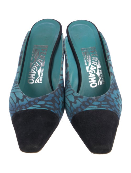 Salvatore Ferragamo Printed Mules