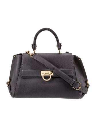 Salvatore Ferragamo Gancini Top Handle Bag