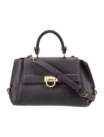 Salvatore Ferragamo Handle Bags Gancini Top Bag