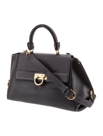 Salvatore Ferragamo Gancini Top Handle Bag