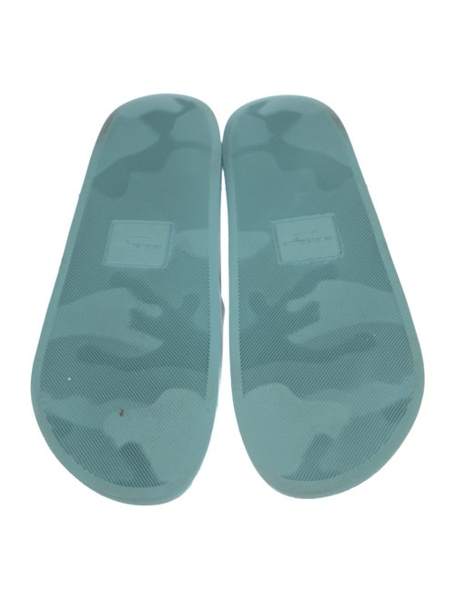 Salvatore Ferragamo Rubber Graphic Print Slides